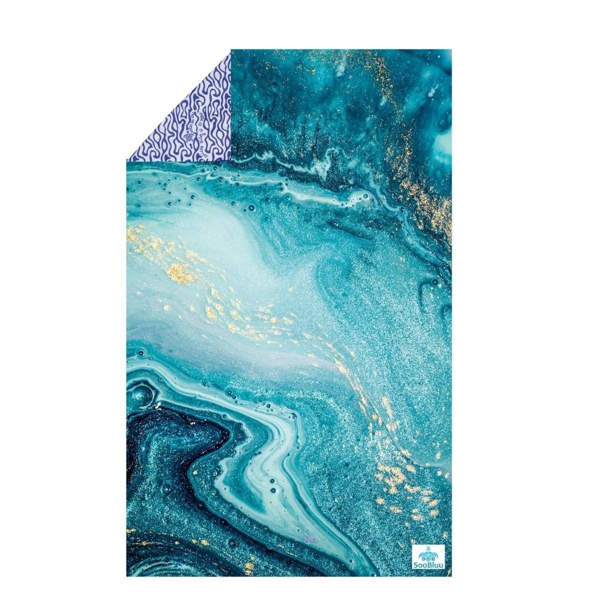 SooBluu Ocean 100 x 160 Reis Handdoek Blauw