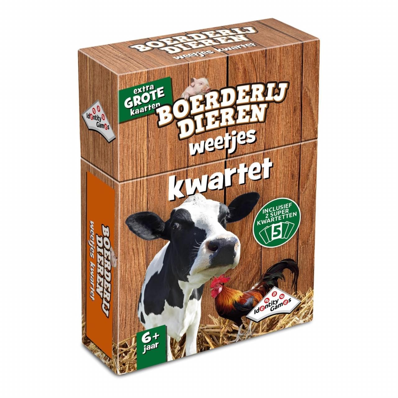 999 Games - Boerderijdieren Weetjes Kwartet