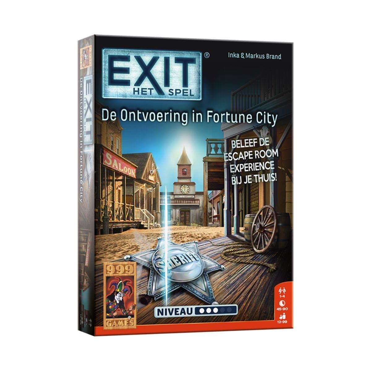 999 Games - EXIT - De Ontvoering in Fortune City