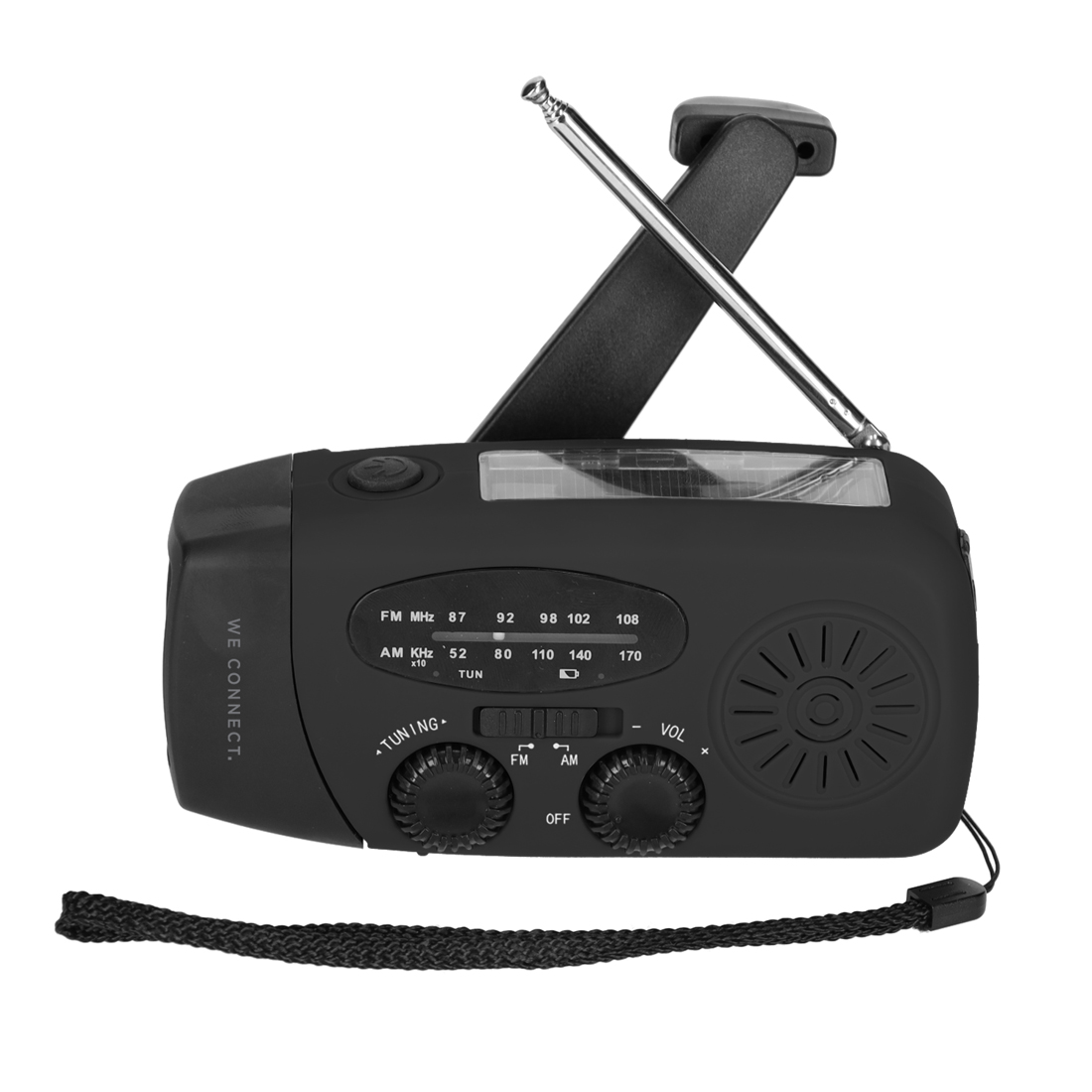 Brainz - Emergency Solar/FM/LED/ (Nood) Radio Powerbank