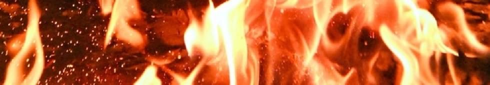 Kachel op de camping