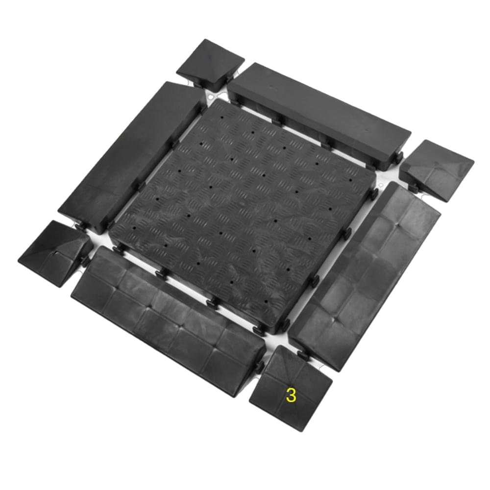 Hendriks - Kunststof Vloertegel Hoekstuk Nr 3