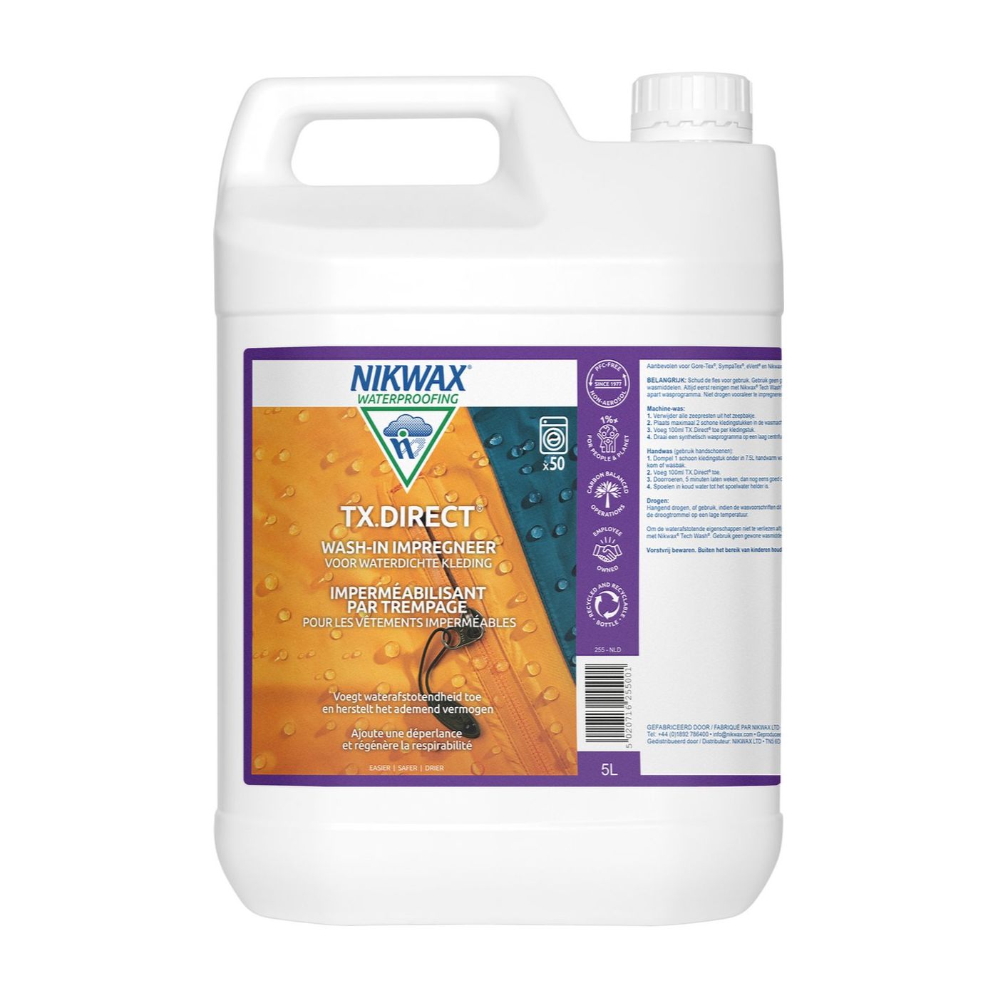 Nikwax - TX Direct Wash-In 5L Impregneermiddel