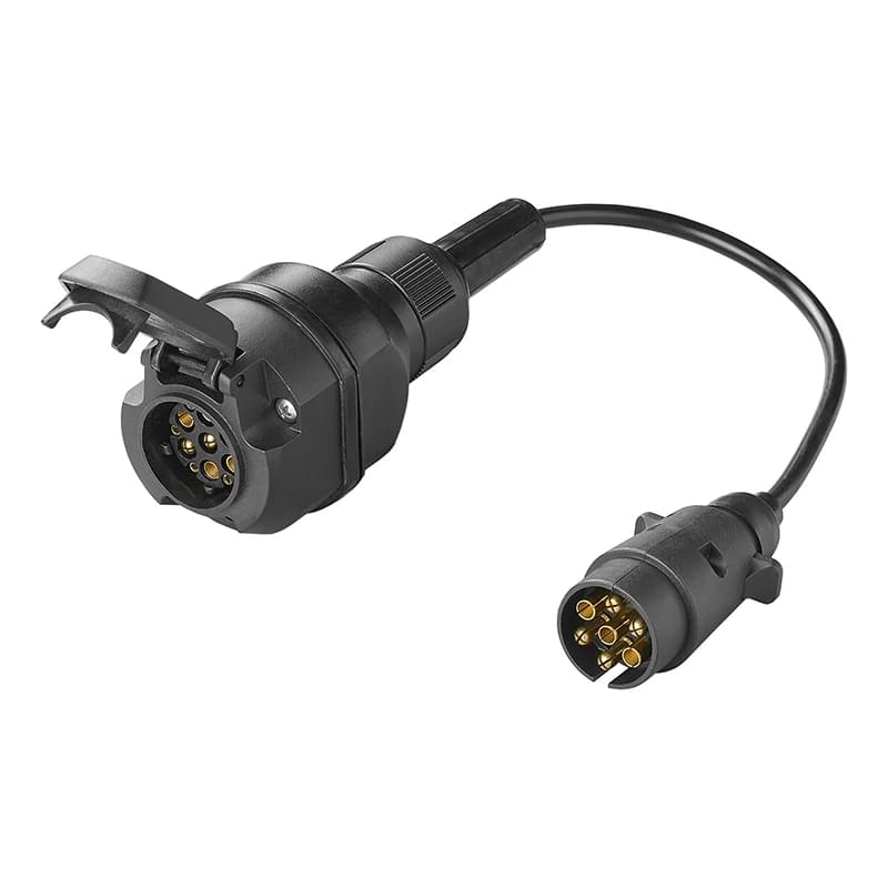 ProPlus - Verloopkabel 30 cm van 13-polig Jaeger naar 13-polig Multicon West