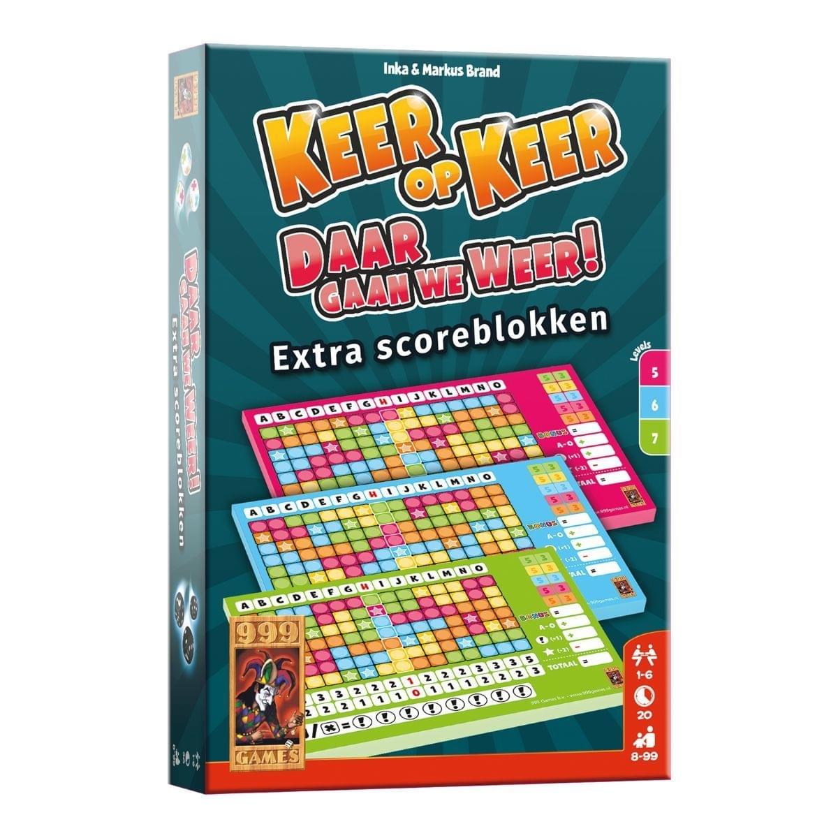 999 Games - Scoreblokken Keer op Keer Level 5, 6 en 7