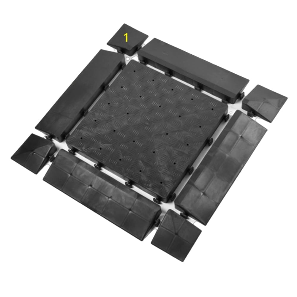 Hendriks - Kunststof Vloertegel Hoekstuk Nr 1