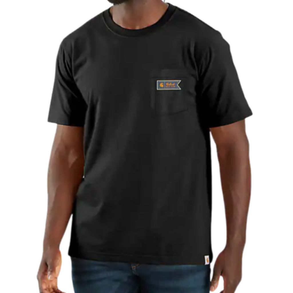  Carhartt - Pocket Script Graphic T-shirt Heren