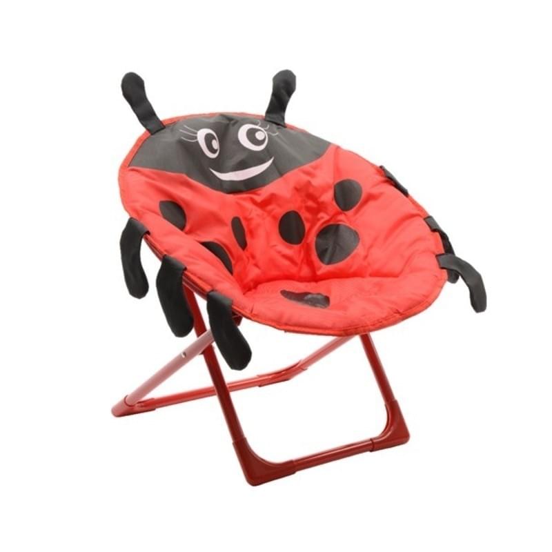 Decoris - Lieveheersbeestje Kinderstoel - Rood