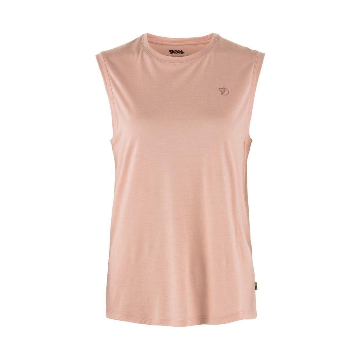 Fjallraven - Abisko Wool Tank Top W Mt. L Chalk Rose
