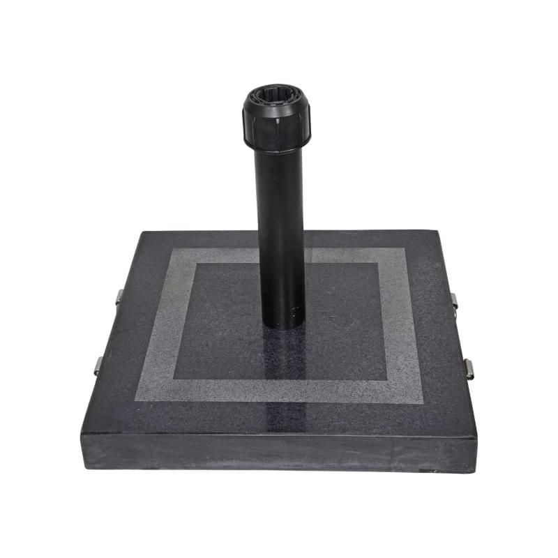 Lesli Living - Parasolvoet vierkant graniet 30kg antraciet