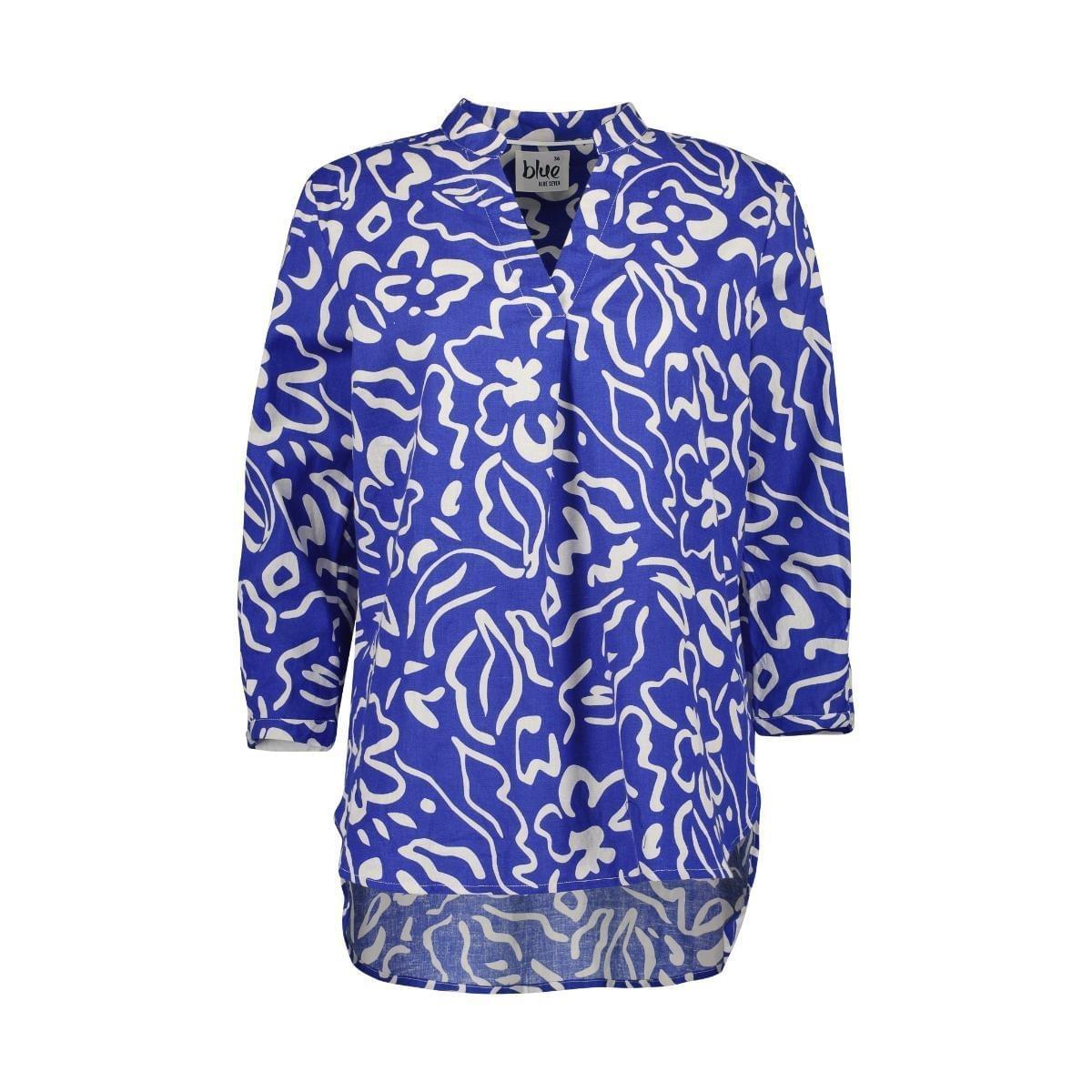 Blue Seven - Flower Henley Blouse Dames