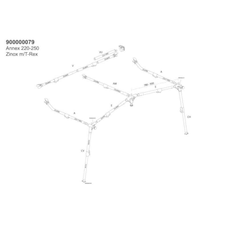 Isabella - Zinox frame Annex 220-250