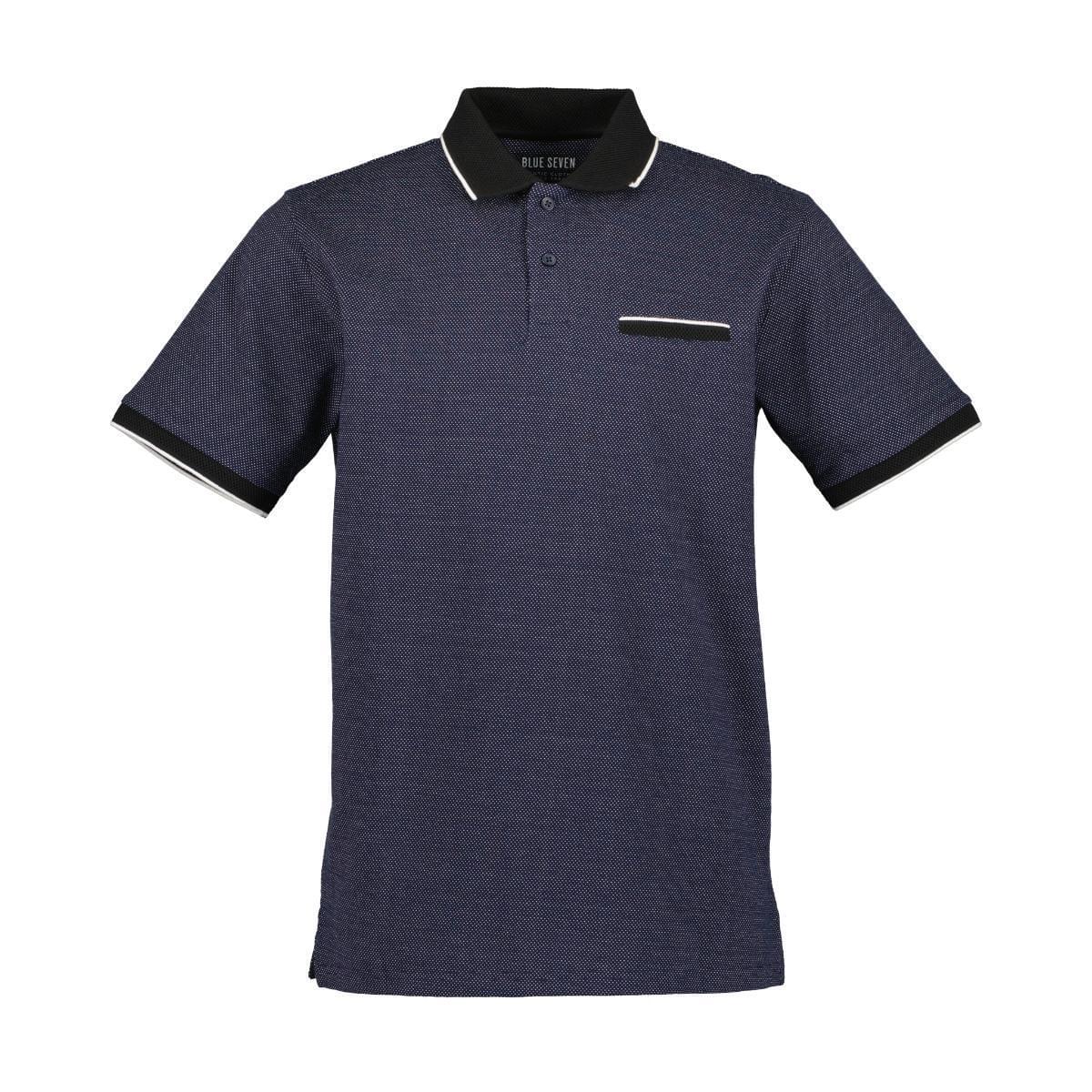 Blue Seven - Contrast Polo Heren