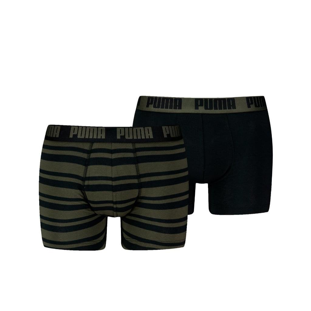 Puma - Everyday Heritage Stripe Boxershort Heren Set van 2