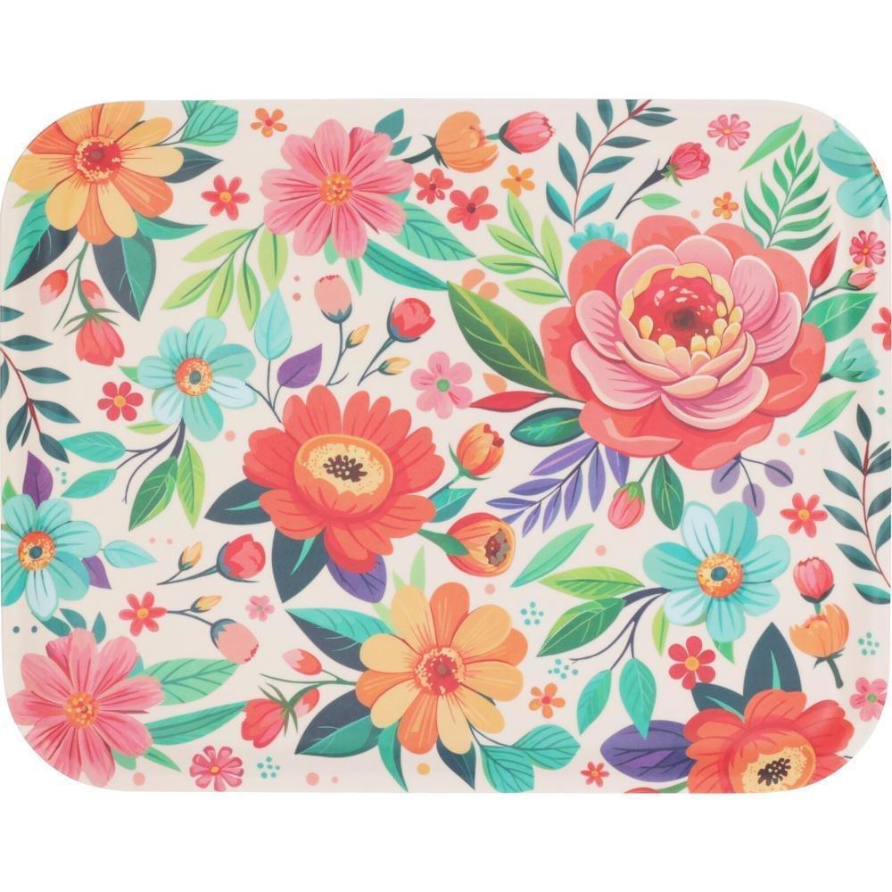 ML - Dienblad Melamine Bloem
