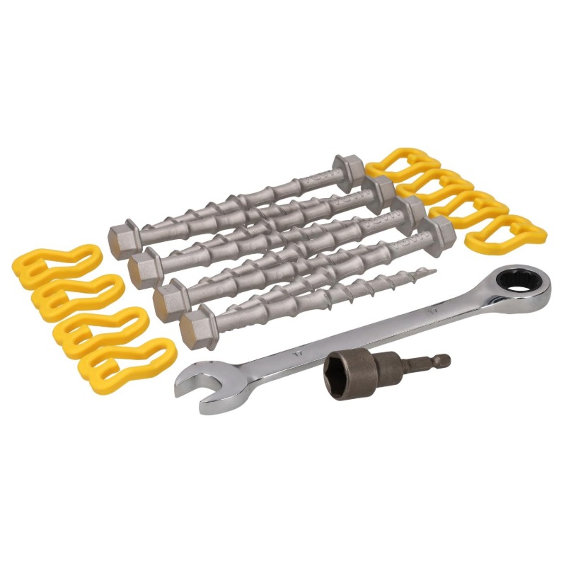 Haba - Schroefharingenset Alu 15 cm 8st