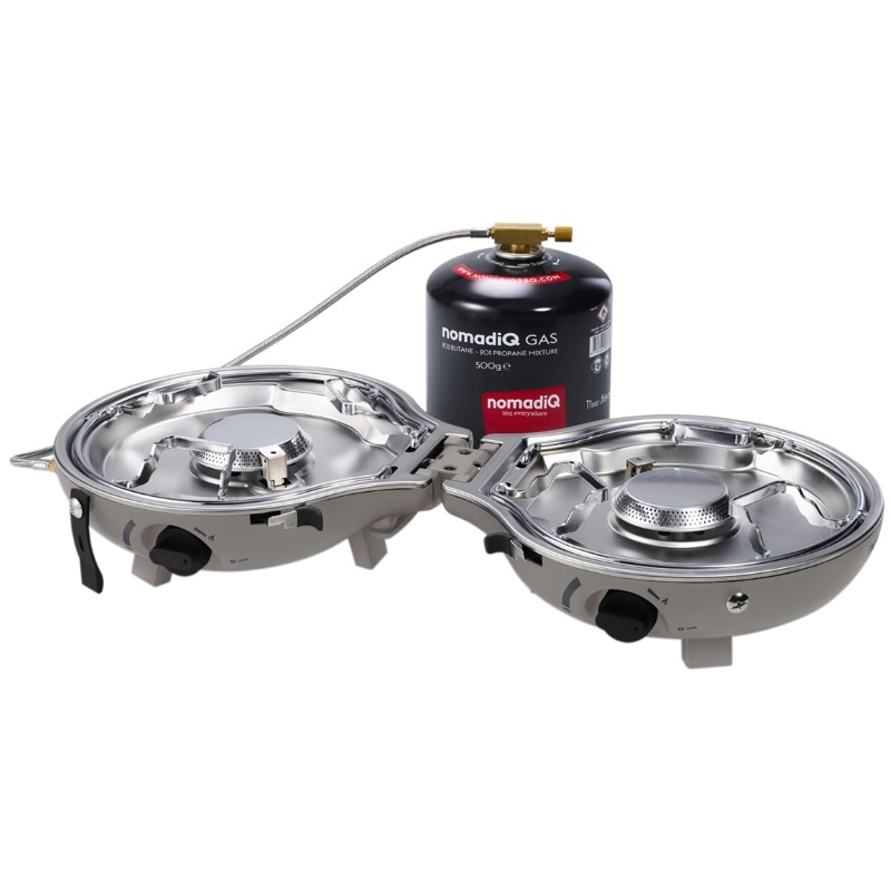 NomadiQ -  Draagbaar Outdoor 2-Pits Kooktoestel