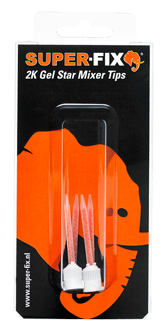 Super-fix - Mixer Tips CA Gel Star 4 Stuks