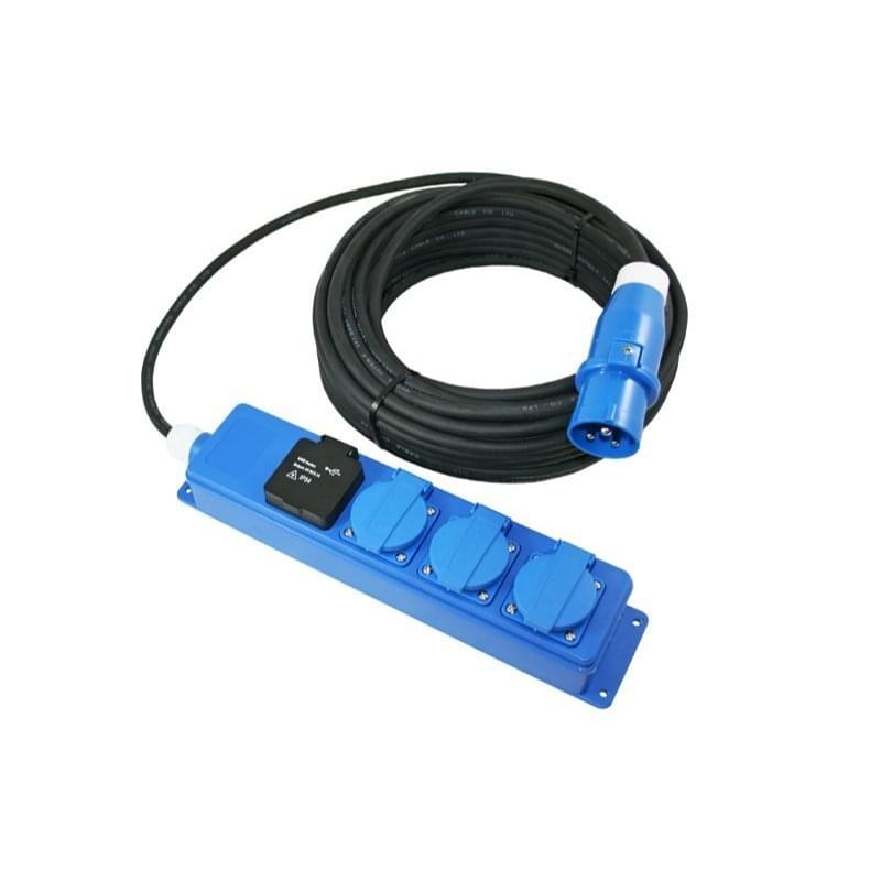 Haba - Quatro-unit + USB Aansluiting + 20m Verlengkabel CEE