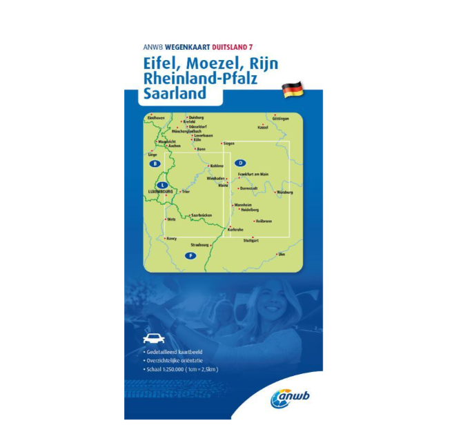 ANWB - 7.Eifel-Moezel-Rijn, Rheinland-Pfalz, Saarland