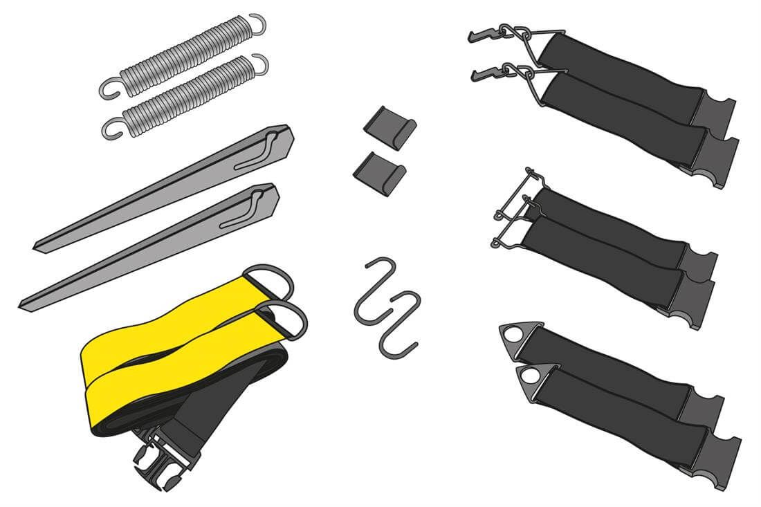 Mondocamp - Unica Tie Down Set