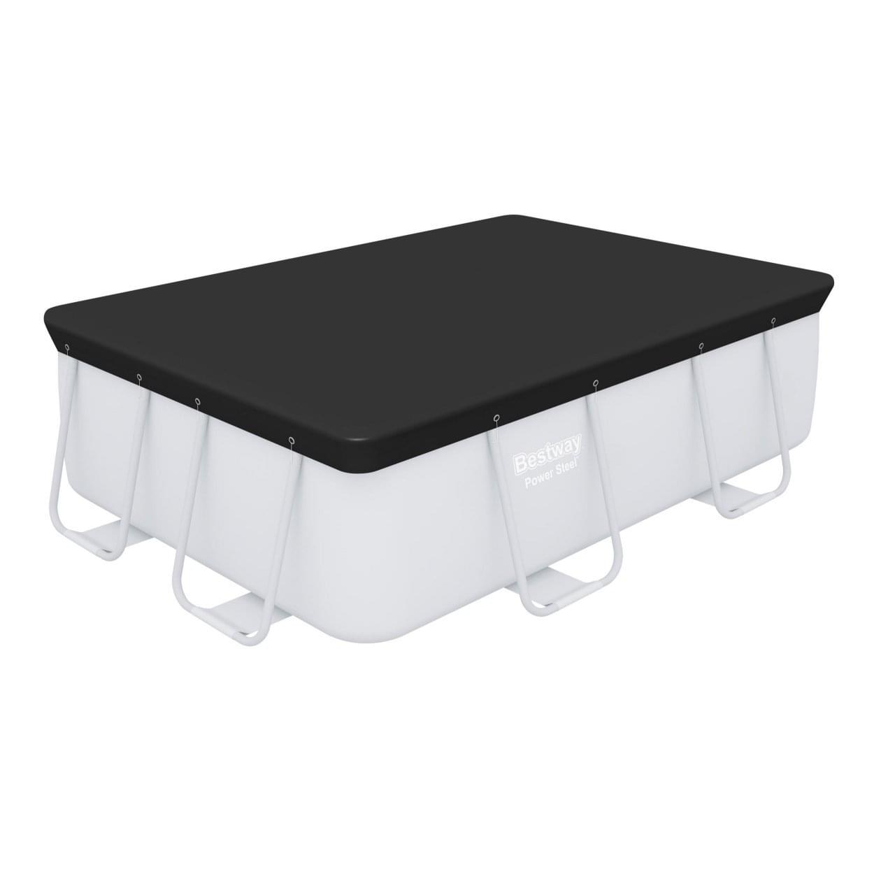 Bestway - Zwembad Cover Power Steel Rechthoek 282