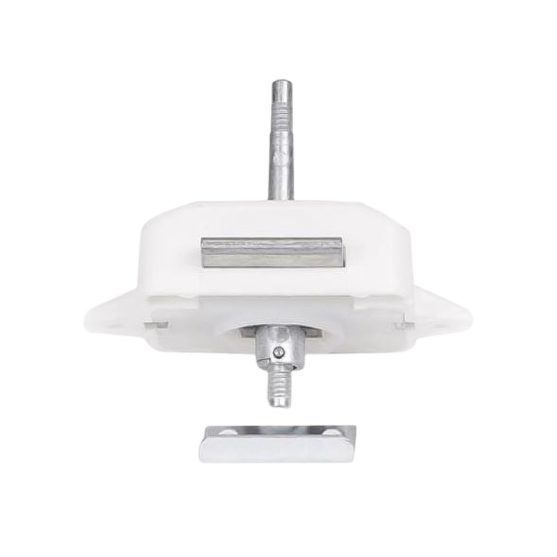 OCS - Toiletdrukknopslot wit spanjolet