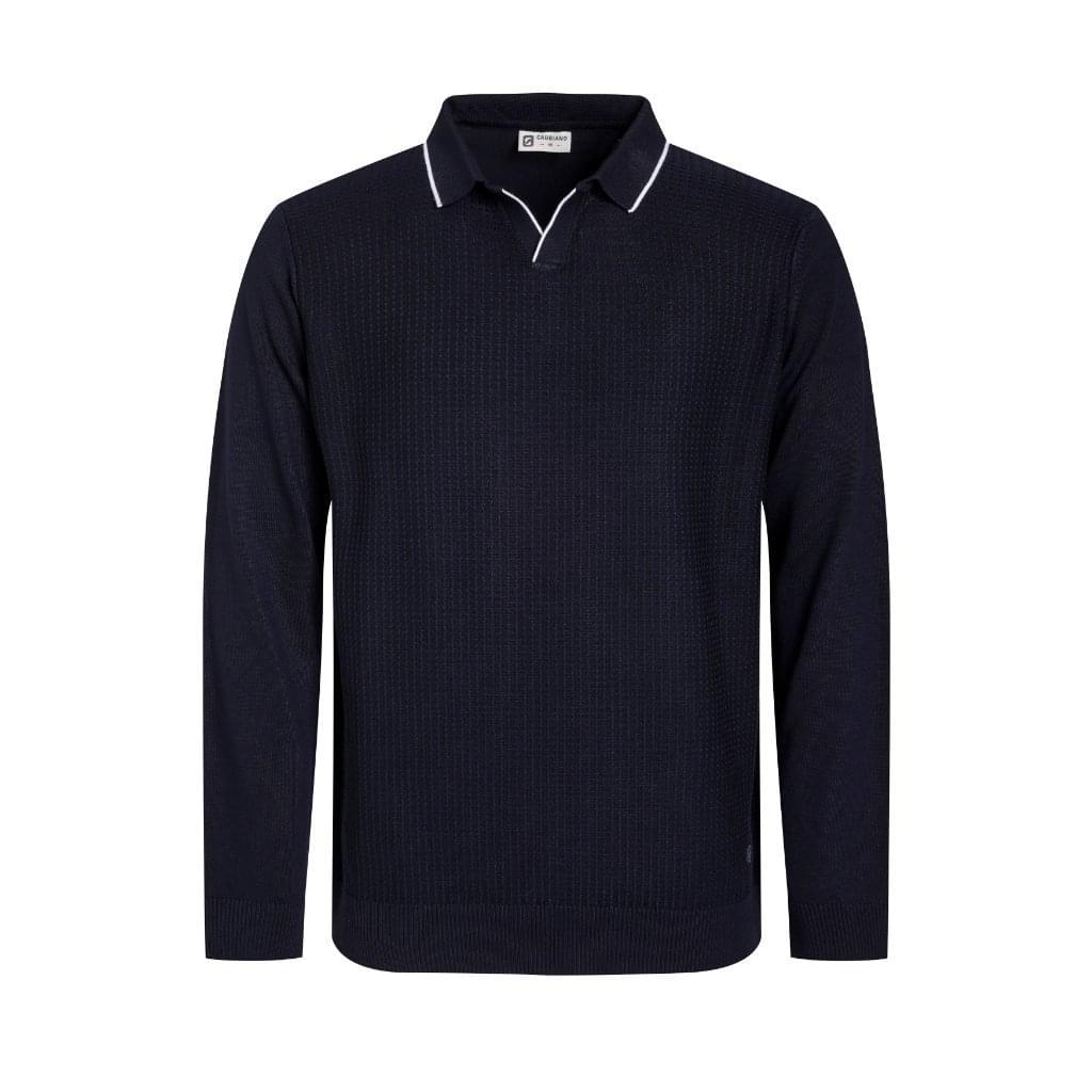 Gabbiano - Longsleeve Polo Heren