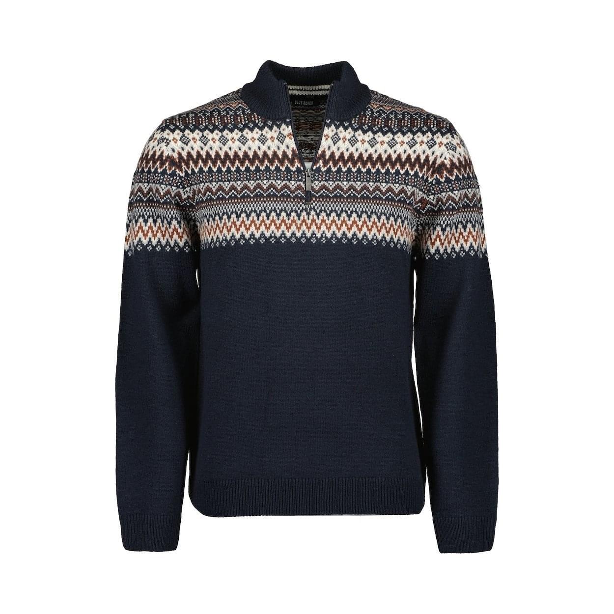 Blue Seven - Jaquard Trui Heren