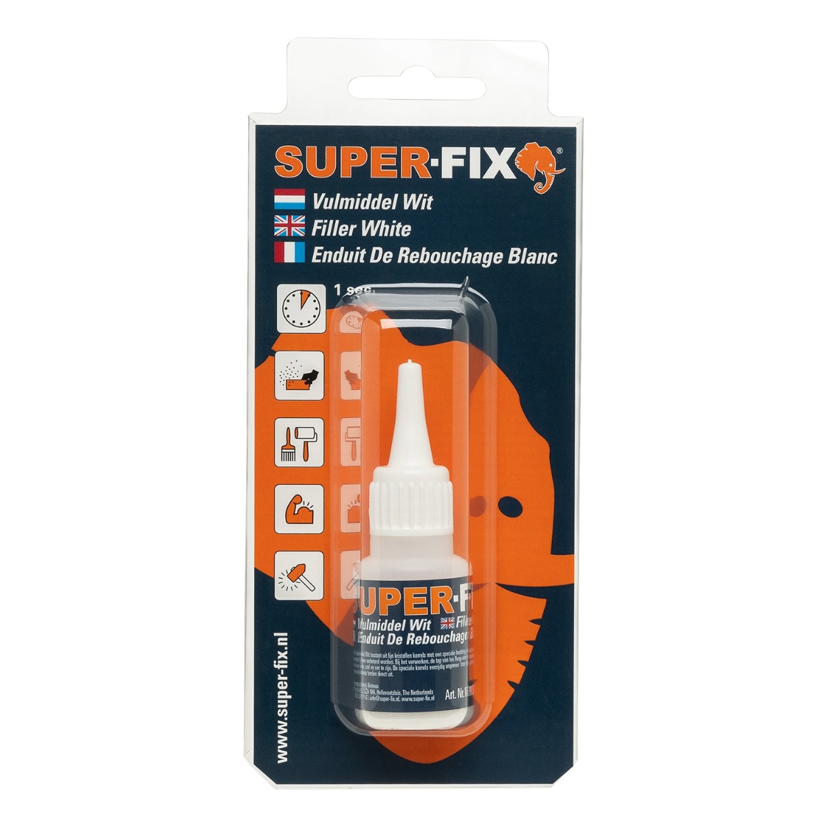 Super-fix - Vulmiddel Wit