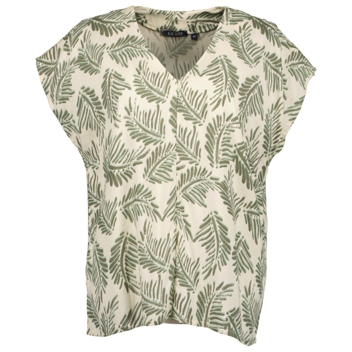 Blue Seven - Palm Leaves Blouse Dames