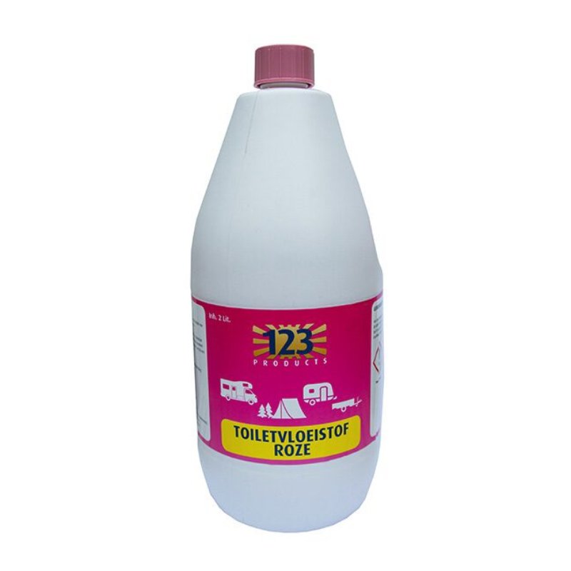 123 - Spoelvloeistof Roze 2 Liter