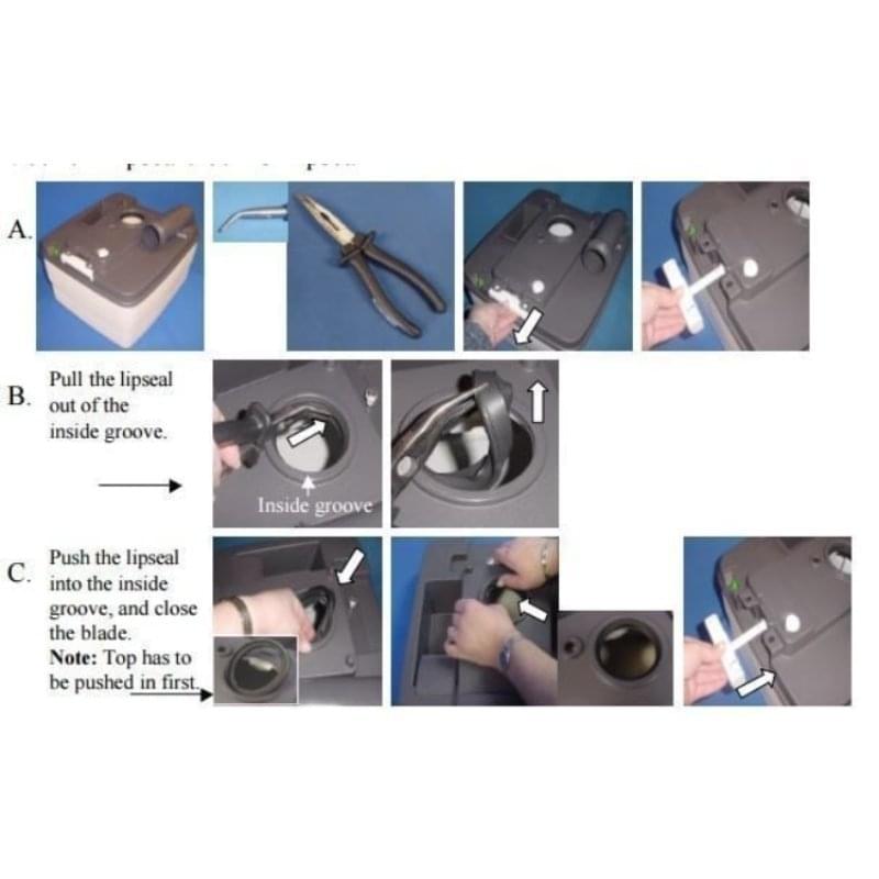Thetford - Afsluitring Porta Potti