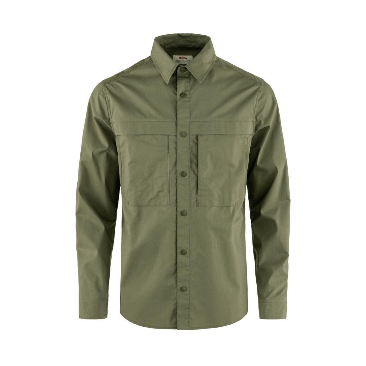 Fjallraven - Abisko Trail Shirt LS M Mt. XXL Green