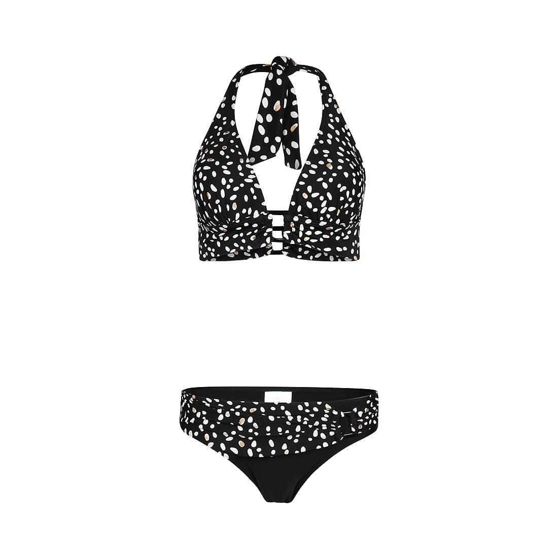 Mila - Gold Rush Halter Bikini Dames