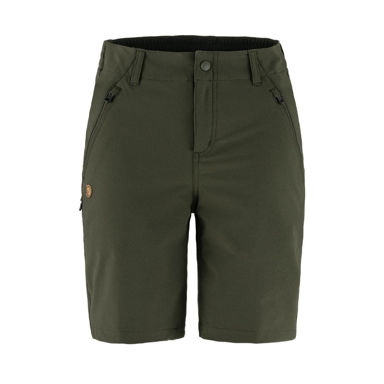 Fjallraven - Abisko Trail Stretch Shorts W Mt. 46 Deep Forest