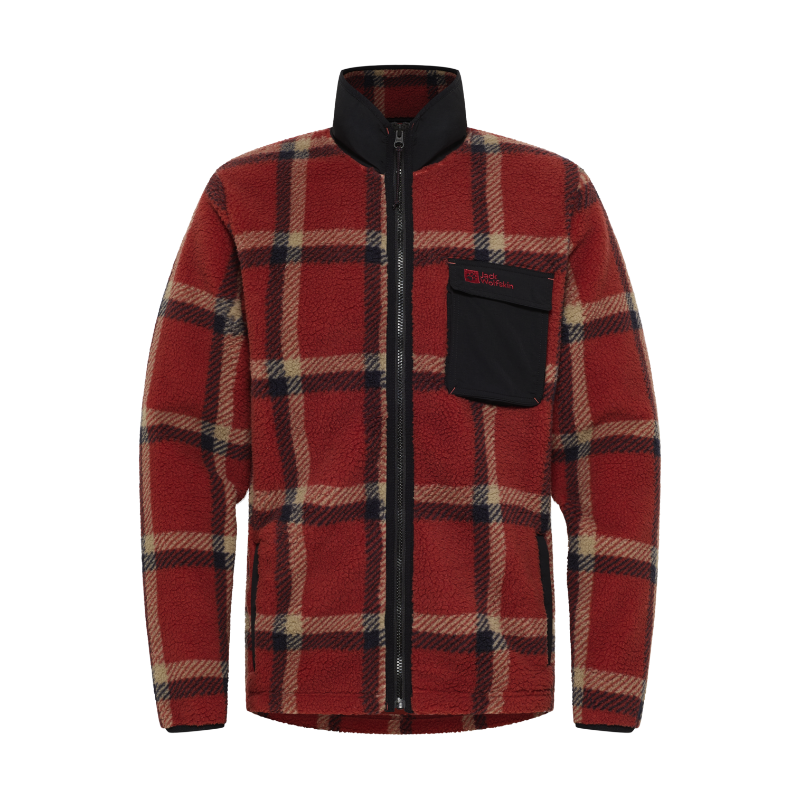 Jack Wolfskin - Felslicht Check Fleece Vest Heren