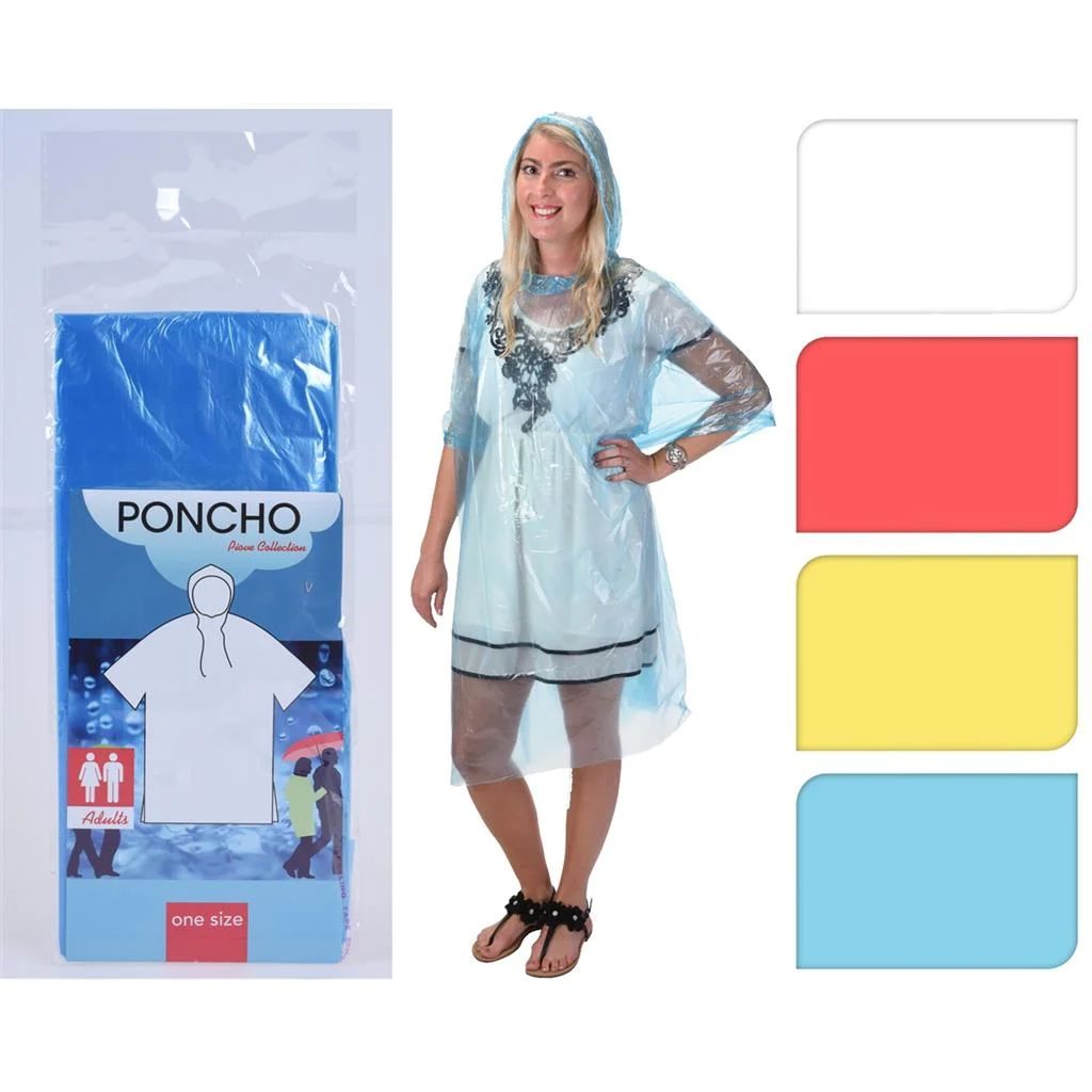 ML- Wegwerp Poncho voor Volwassenen