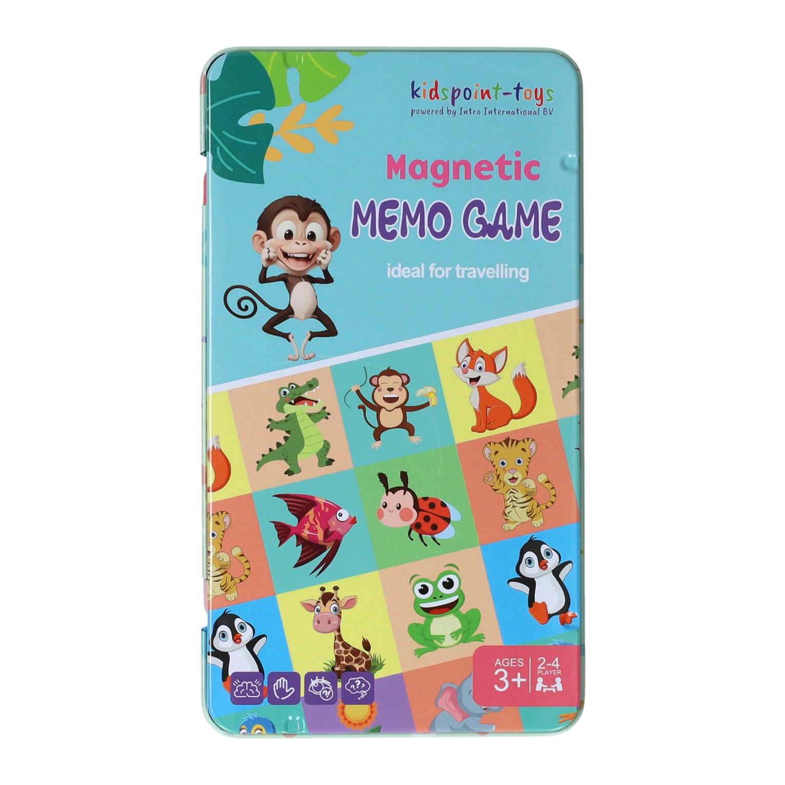 Kidspoint-Toys - Magnetische Reisspel in Blik memory