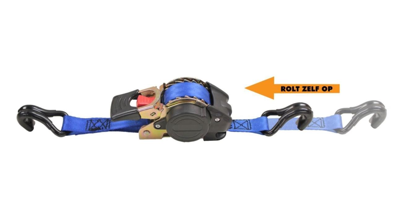 Loadlok - Spanband Zelfoprollend 3m 300daN