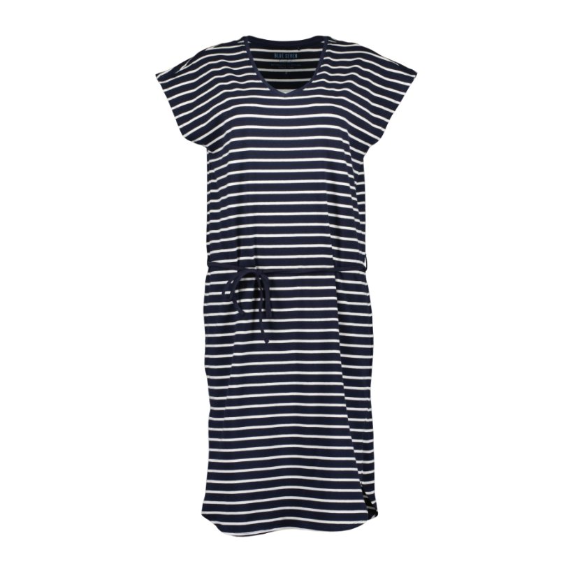 Blue Seven - Jersey V-hals Jurk Dames