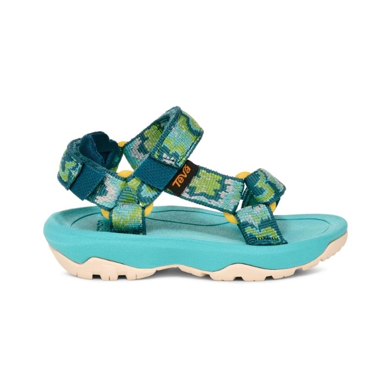 Neon Floral Bright Teal