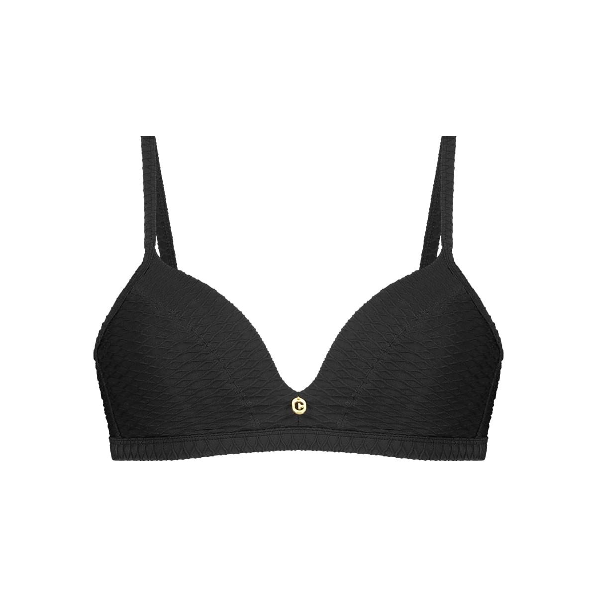 ten Cate Beach - Black Triangle Bikini Top Dames