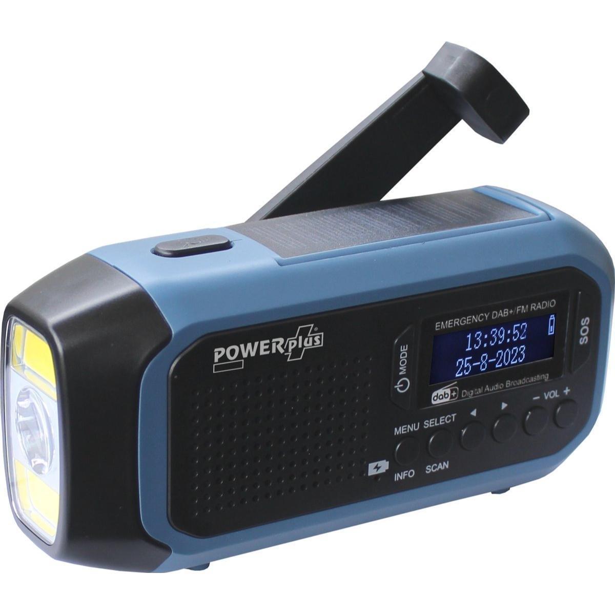 Powerplus - Hyena Solar Dynamo Powerbank (Nood) DAB+ FM Radio Lamp