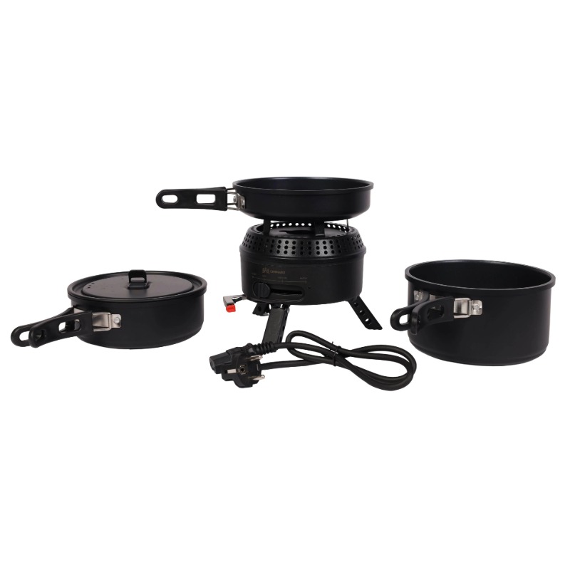 Campguru - Hybride Kooktoestel inclusief Pannen