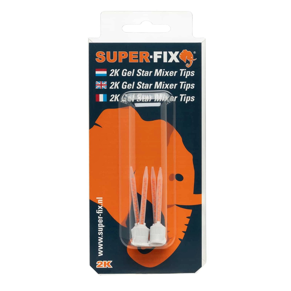 Super-fix - Mixer Tips CA Gel Star 4 Stuks