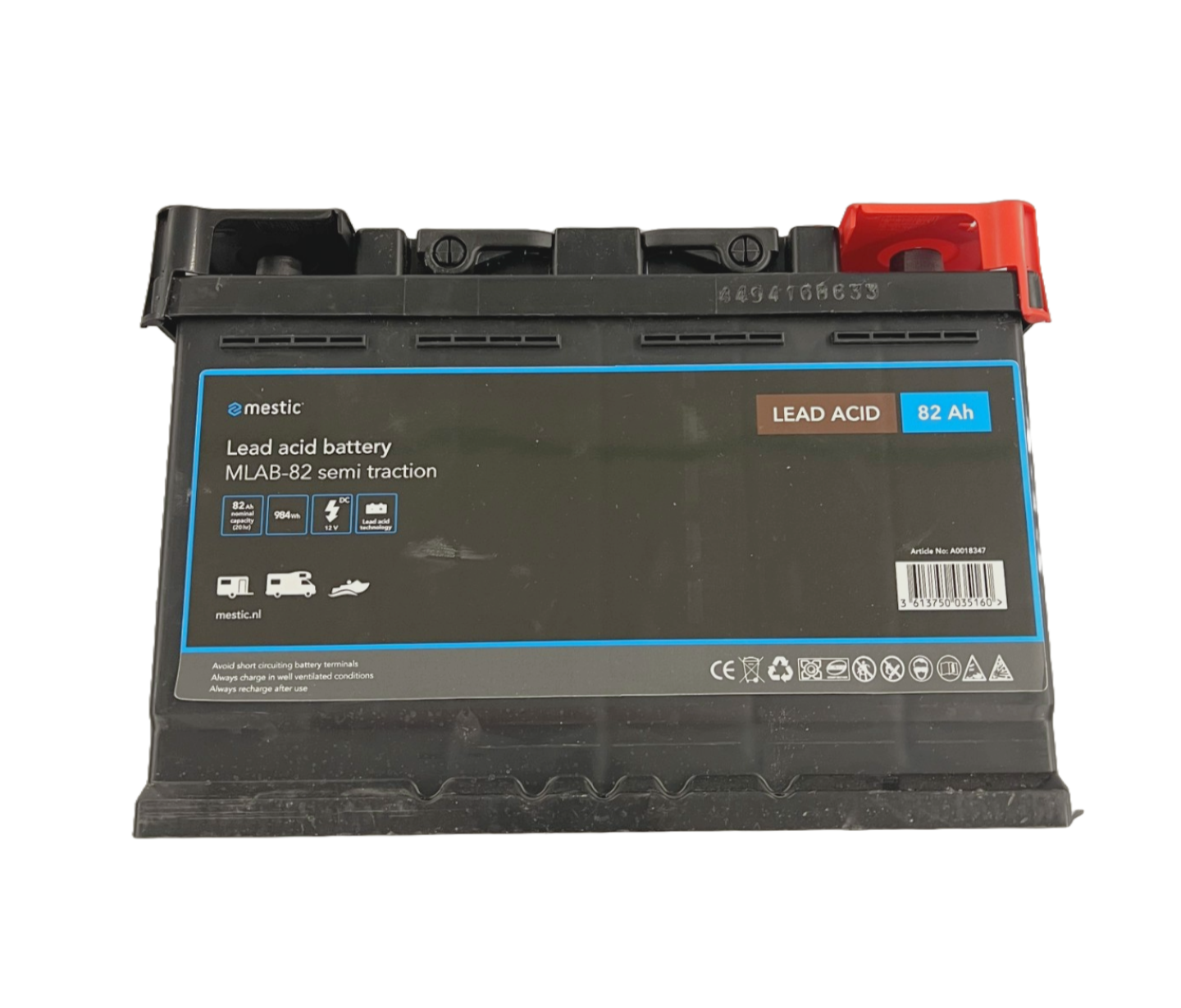 Mestic - MLAB-114 Semi Tractie Accu 82 Ah