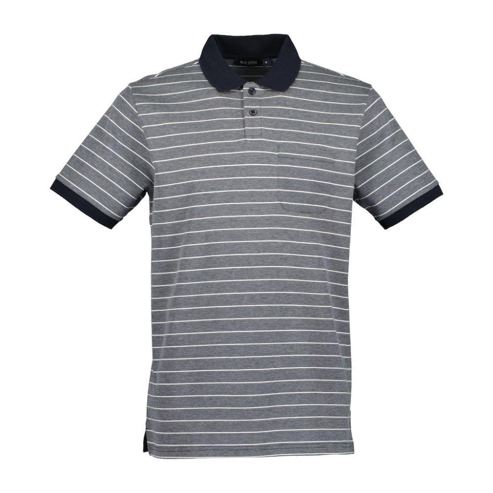 Blue Seven - Small Stripes Polo Heren
