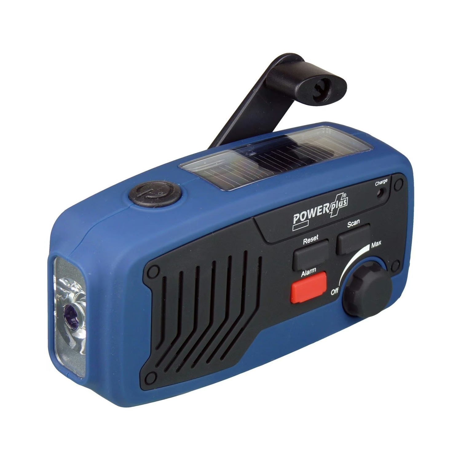 Powerplus -  Dynamo En Solar AM FM (Nood) Radio Led Powerbank