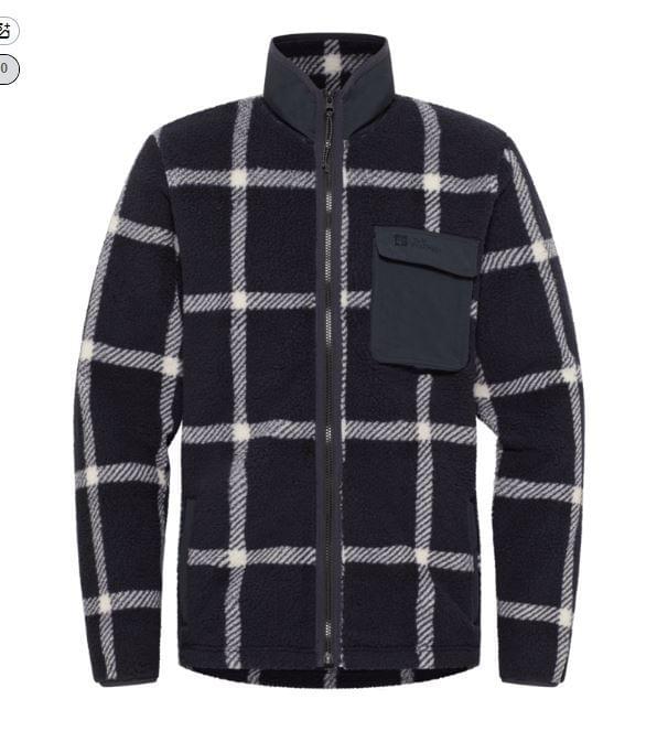 Jack Wolfskin - Felslicht Check Fleece Vest Heren